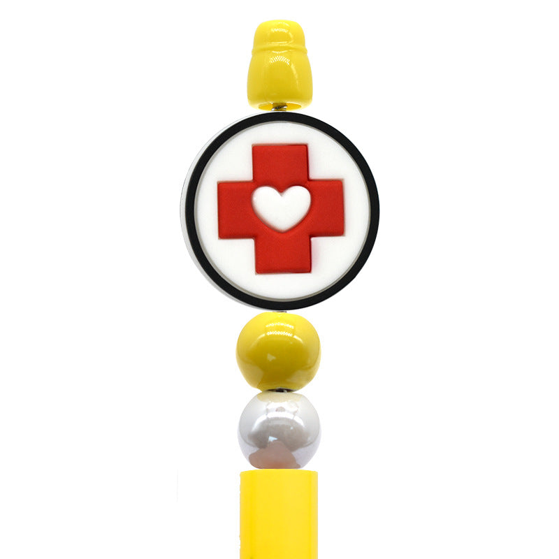 Wholesale  Random 100pcs/pack  Medical Series Ballpoint Pen Beads